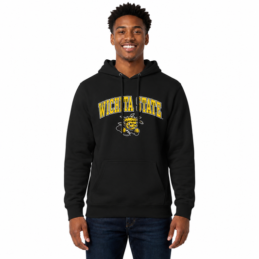 Wichita State Shockers Arch & Logo Gameday Hoodie - Black