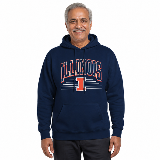 Illinois Fighting Illini NCAA Overtime Classics Hoodie - Navy