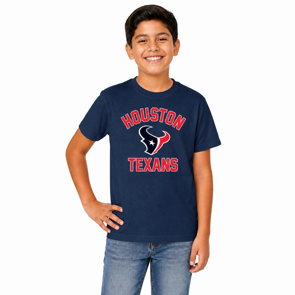 Houston Texans Youth NFL Football T-Shirt - Navy