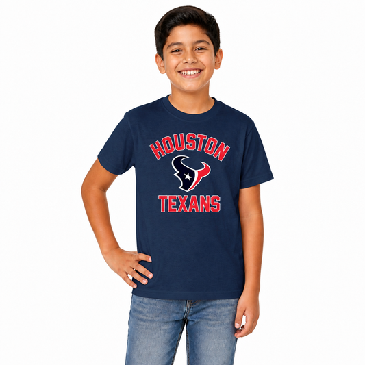 Houston Texans Youth NFL Football T-Shirt - Navy