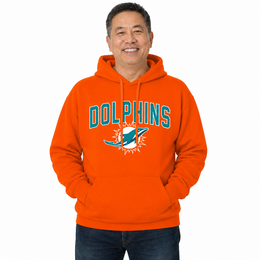 Miami Dolphins NFL Home Team Hoodie Sweatshirt - Orange