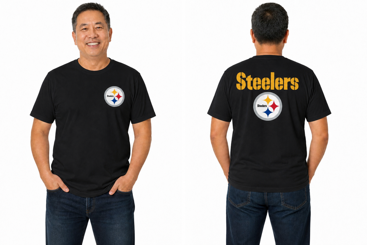 Pittsburgh Steelers NFL Final Countdown T-Shirt Men Women - Black