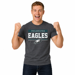 Philadelphia Eagles Charcoal T-Shirt for Men and Women - Charcoal