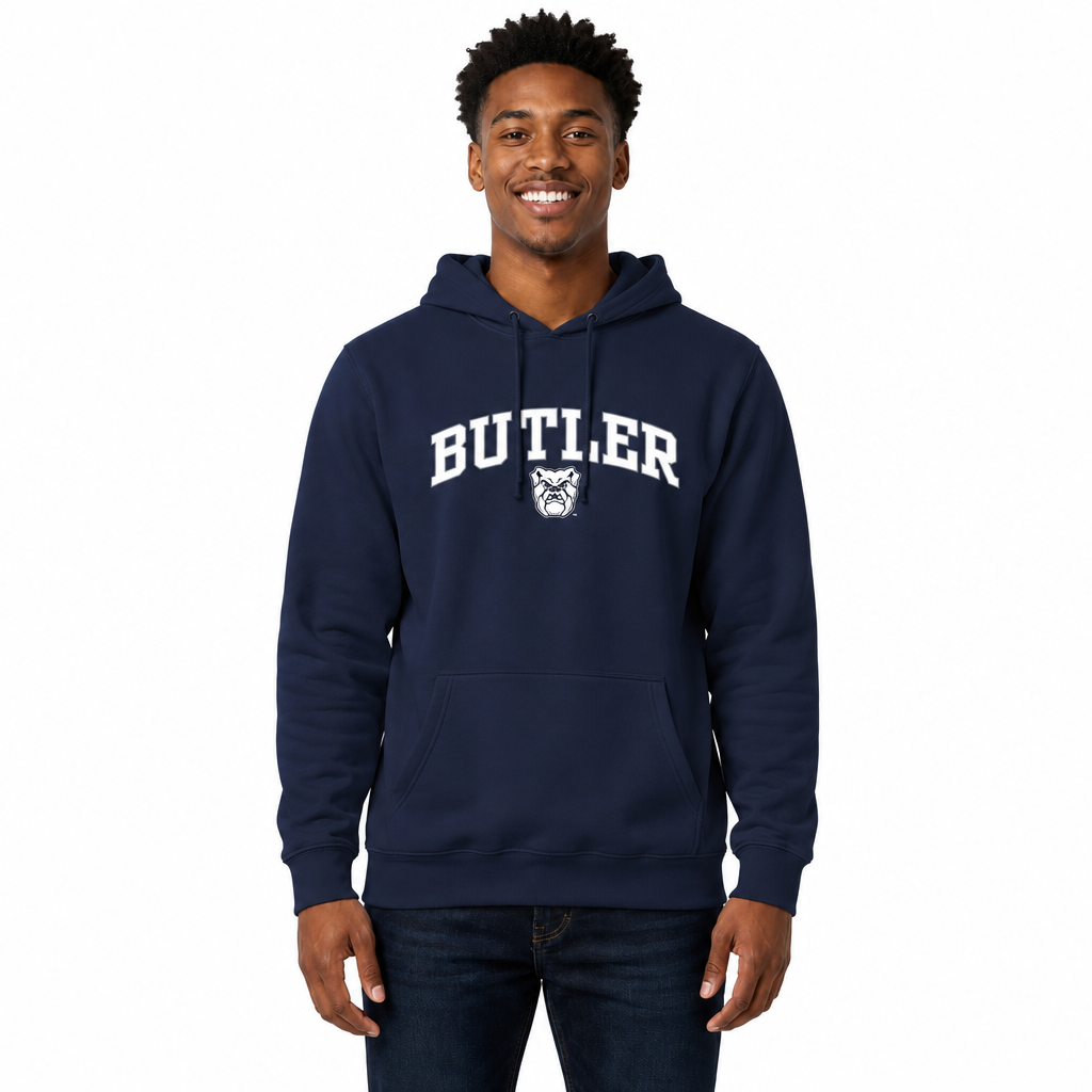 Butler Bulldogs Arch & Logo Gameday Hoodie - Navy