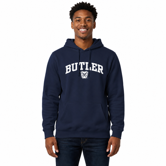 Butler Bulldogs Arch & Logo Gameday Hoodie - Navy
