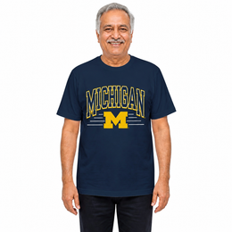 Michigan Wolverines  NCAA Overtime Classics Unisex T-Shirt - Navy