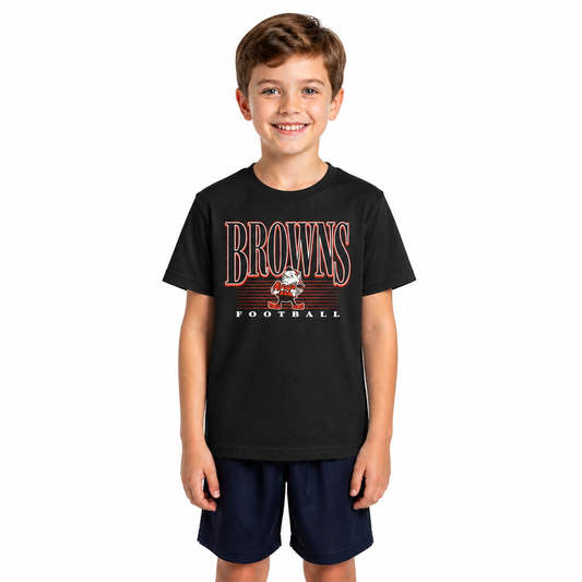 Cleveland Browns NFL Youth Overtime T-Shirt - Black
