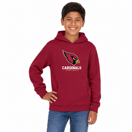 Arizona Cardinals NFL Youth Large Logo Fleece Hoodie Boys Girls - Cardinal