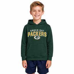 Green Bay Packers NFL Youth Starting Fresh Hoodie for Boys and Girls - Green
