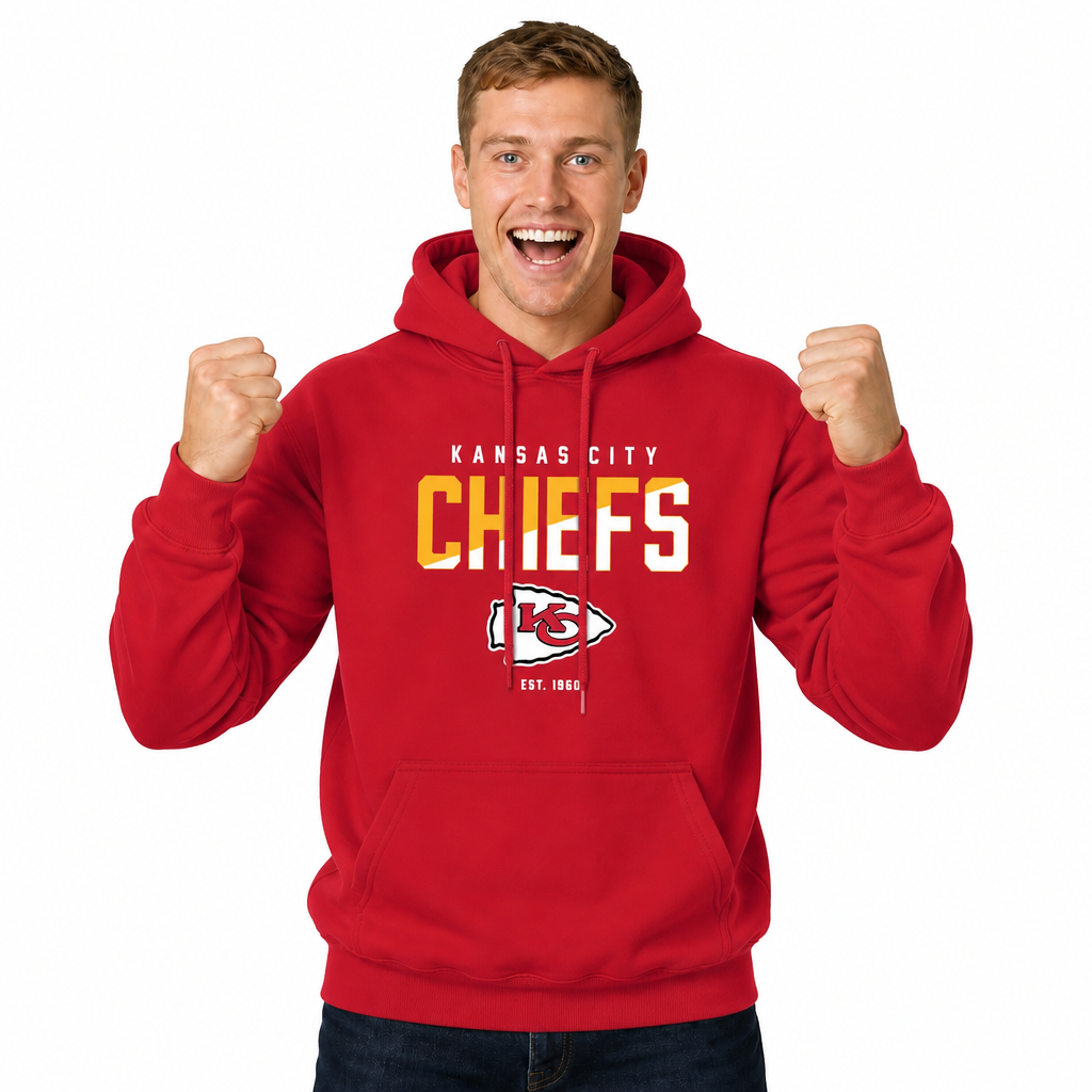 Kansas City Chiefs Chiefs Hoodie Fleece Sweatshirt for Men and Women - Red