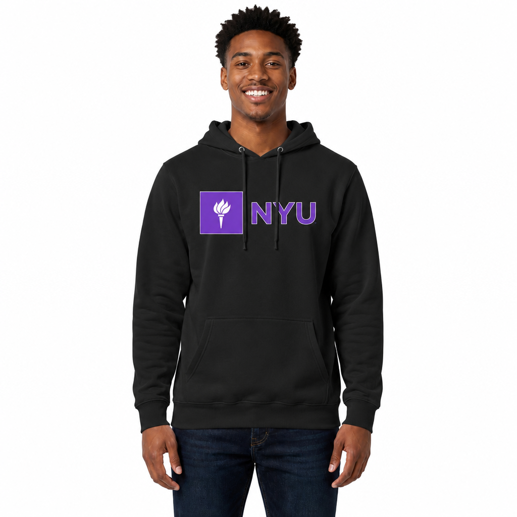 NYU Arch & Logo Gameday Hoodie - Black