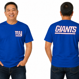 New York Giants NFL Final Countdown T-Shirt Men Women - Royal