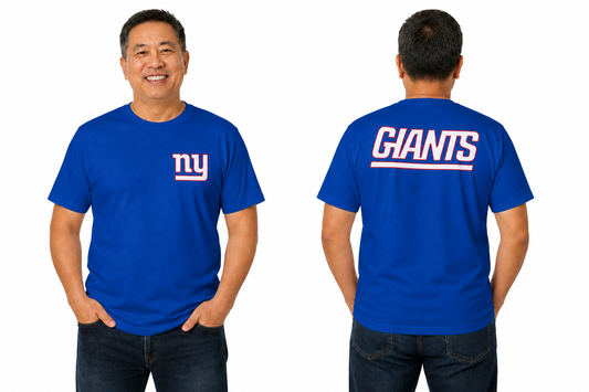 New York Giants NFL Final Countdown T-Shirt Men Women - Royal