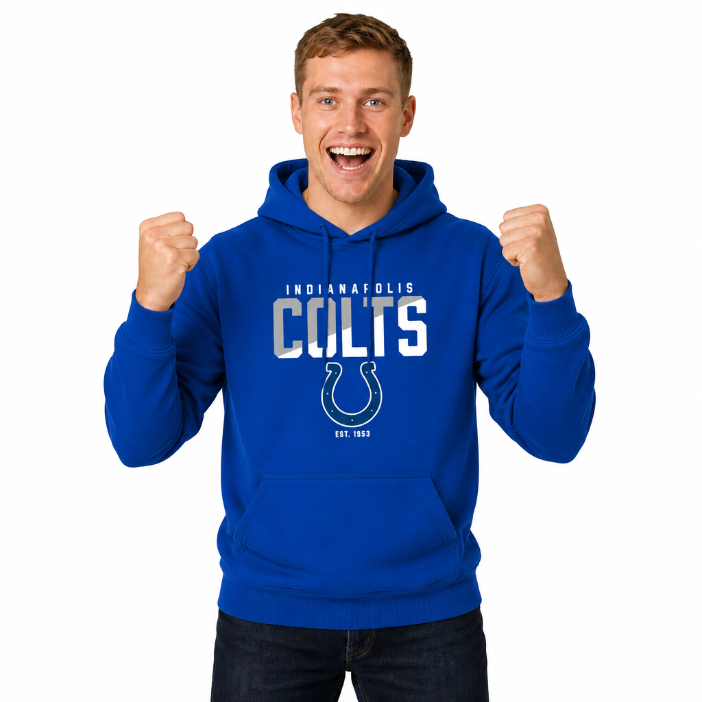 Indianapolis Colts Colts Hoodie Fleece Sweatshirt for Men and Women - Royal