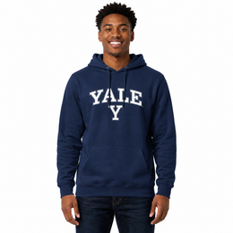 Yale Bulldogs Arch & Logo Gameday Hoodie - Navy