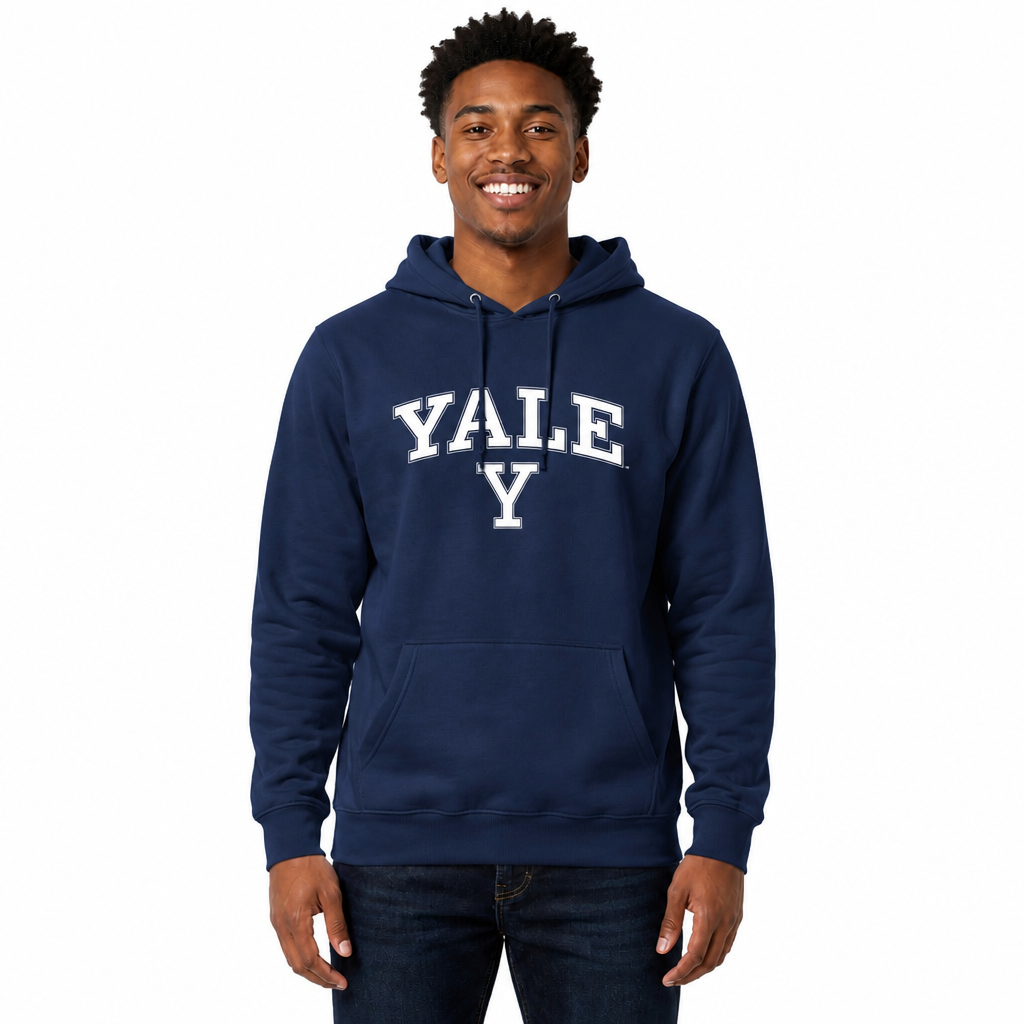 Yale Bulldogs Arch & Logo Gameday Hoodie - Navy