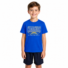 Los Angeles Chargers NFL Youth Overtime T-Shirt - Royal