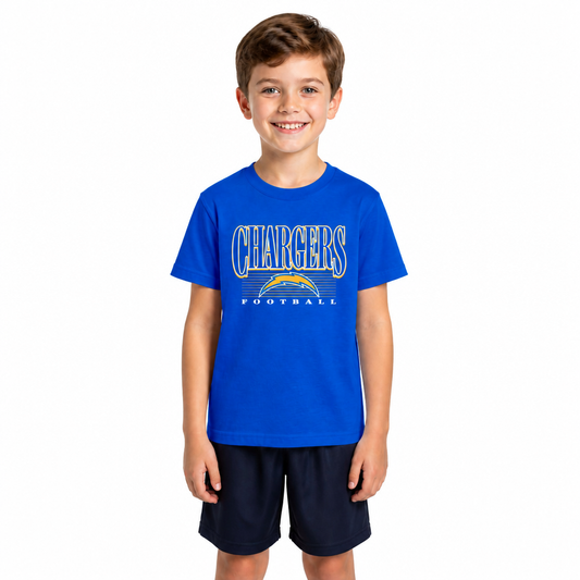 Los Angeles Chargers NFL Youth Overtime T-Shirt - Royal
