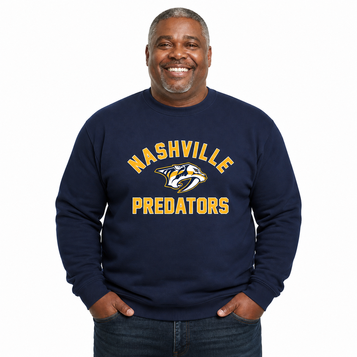 NFL Gameday Crewneck Sweatshirt, Cotton Fleece Pullover Men Women
