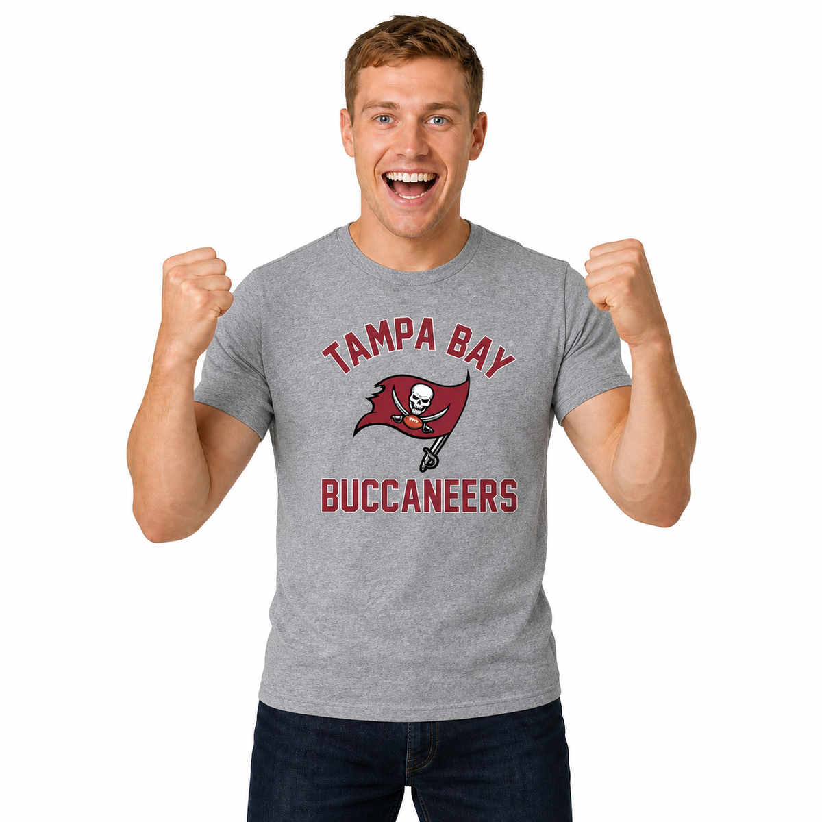 Tampa Bay Buccaneers NFL Gameday T-Shirt for Men and Women - Gray