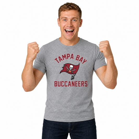 Tampa Bay Buccaneers NFL Gameday T-Shirt for Men and Women - Gray