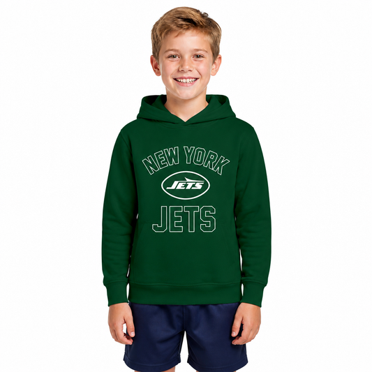 New York Jets Youth Gameday Hoodie Sweatshirt - Forest Green