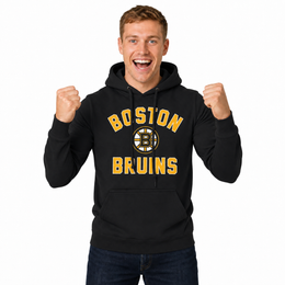Boston Bruins Hoodie Pullover Sweatshirt - Black