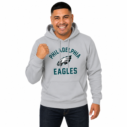 Philadelphia Eagles Gameday Hoodie Pullover Sweatshirt - Gray