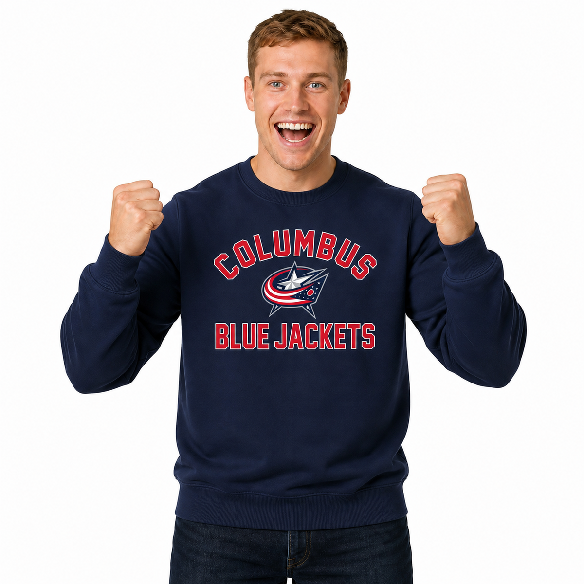 NFL Gameday Crewneck Sweatshirt, Cotton Fleece Pullover Men Women