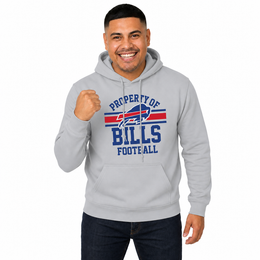 Buffalo Bills Property Of Fleece Hoodie - Sport Gray