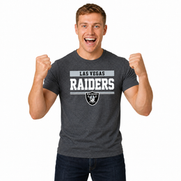 Las Vegas Raiders Charcoal T-Shirt for Men and Women - Charcoal