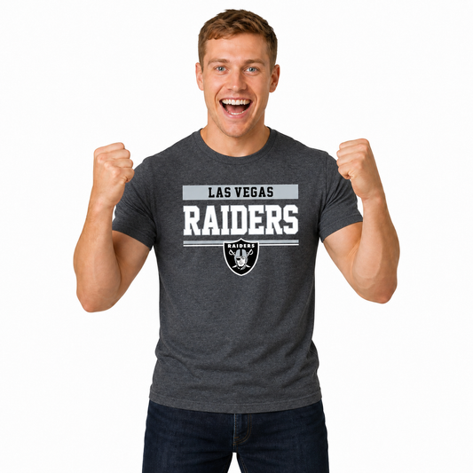 Las Vegas Raiders Charcoal T-Shirt for Men and Women - Charcoal