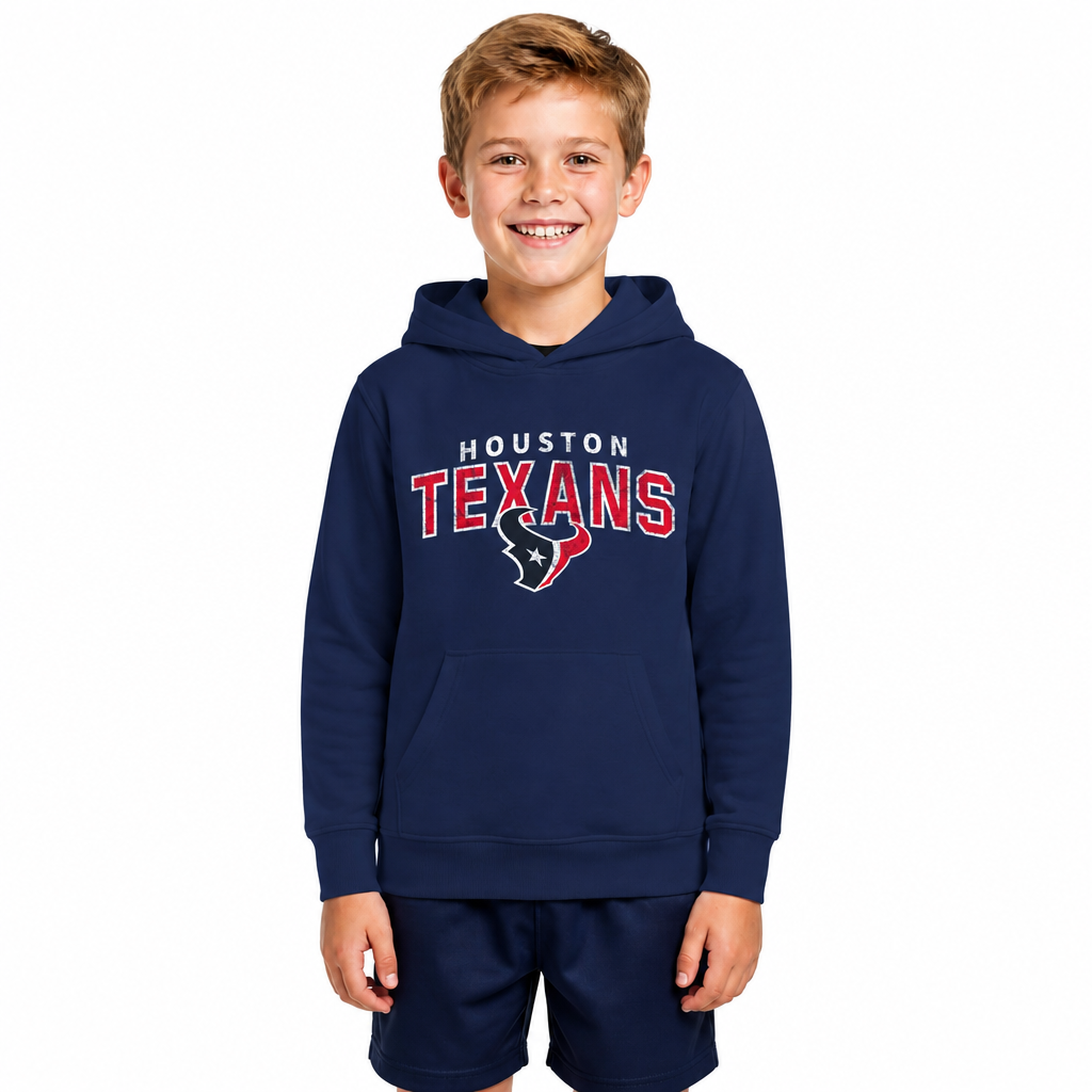 Houston Texans NFL Youth Starting Fresh Hoodie for Boys and Girls - Navy