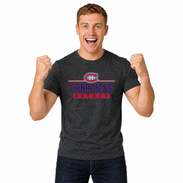 Montreal Canadiens T-Shirt NHL Heather Charcoal - Charcoal