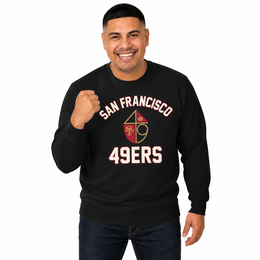 San Francisco 49ers Gameday Crewneck Sweatshirt - Black