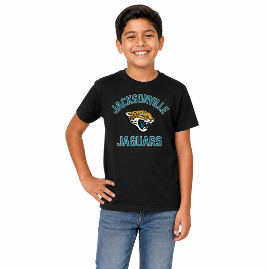 Jacksonville Jaguars Youth NFL Football T-Shirt - Black