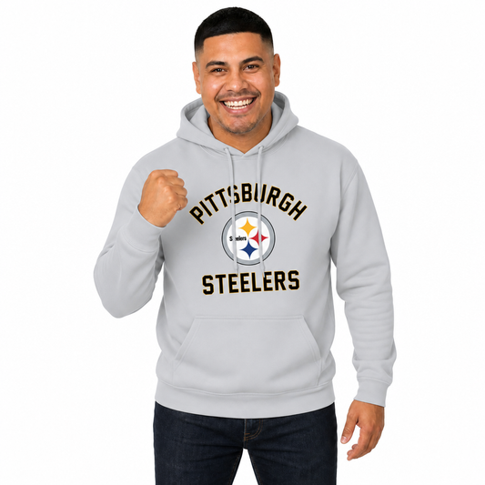 Pittsburgh Steelers Gameday Hoodie Pullover Sweatshirt - Sport Gray