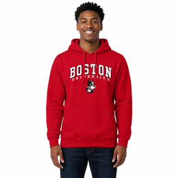 BU Arch & Logo Gameday Hoodie - Red