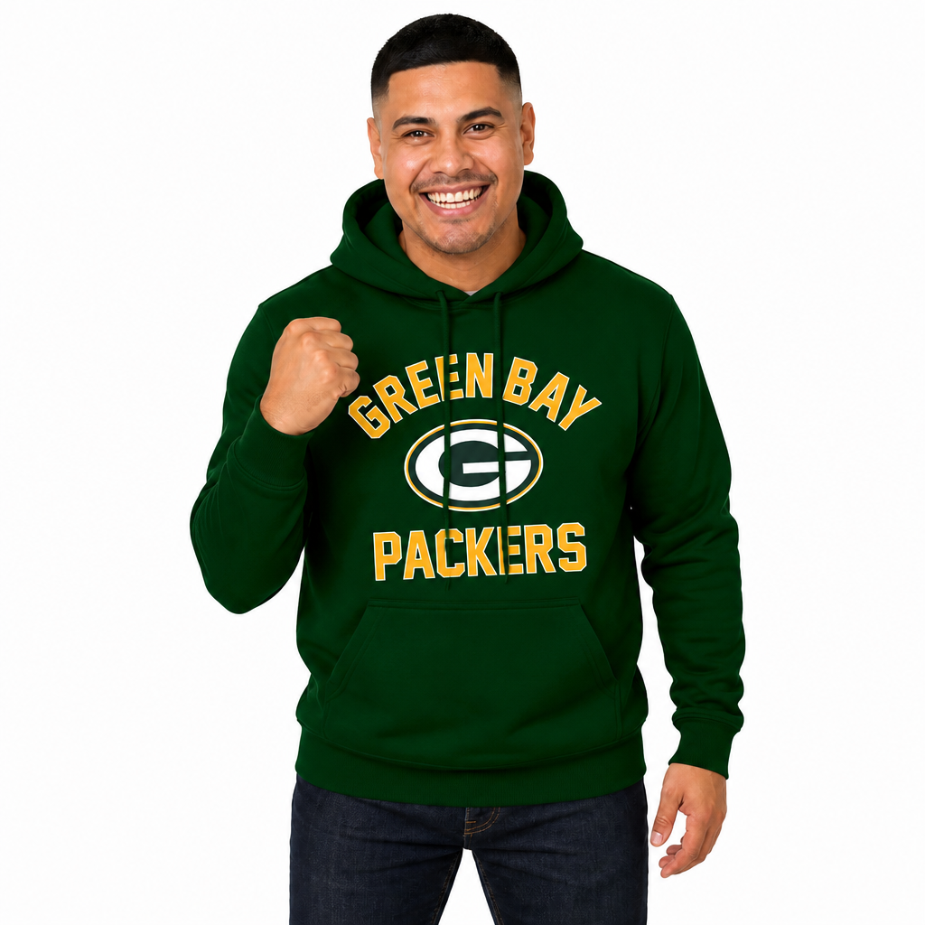 Green Bay Packers Gameday Hoodie Pullover Sweatshirt - Forest Green