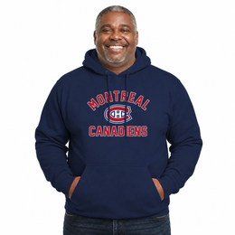 Montreal Canadiens Hoodie Pullover Sweatshirt - Navy