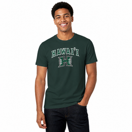 Hawaii Rainbow Warriors NCAA Adult Gameday Cotton T-Shirt - Green