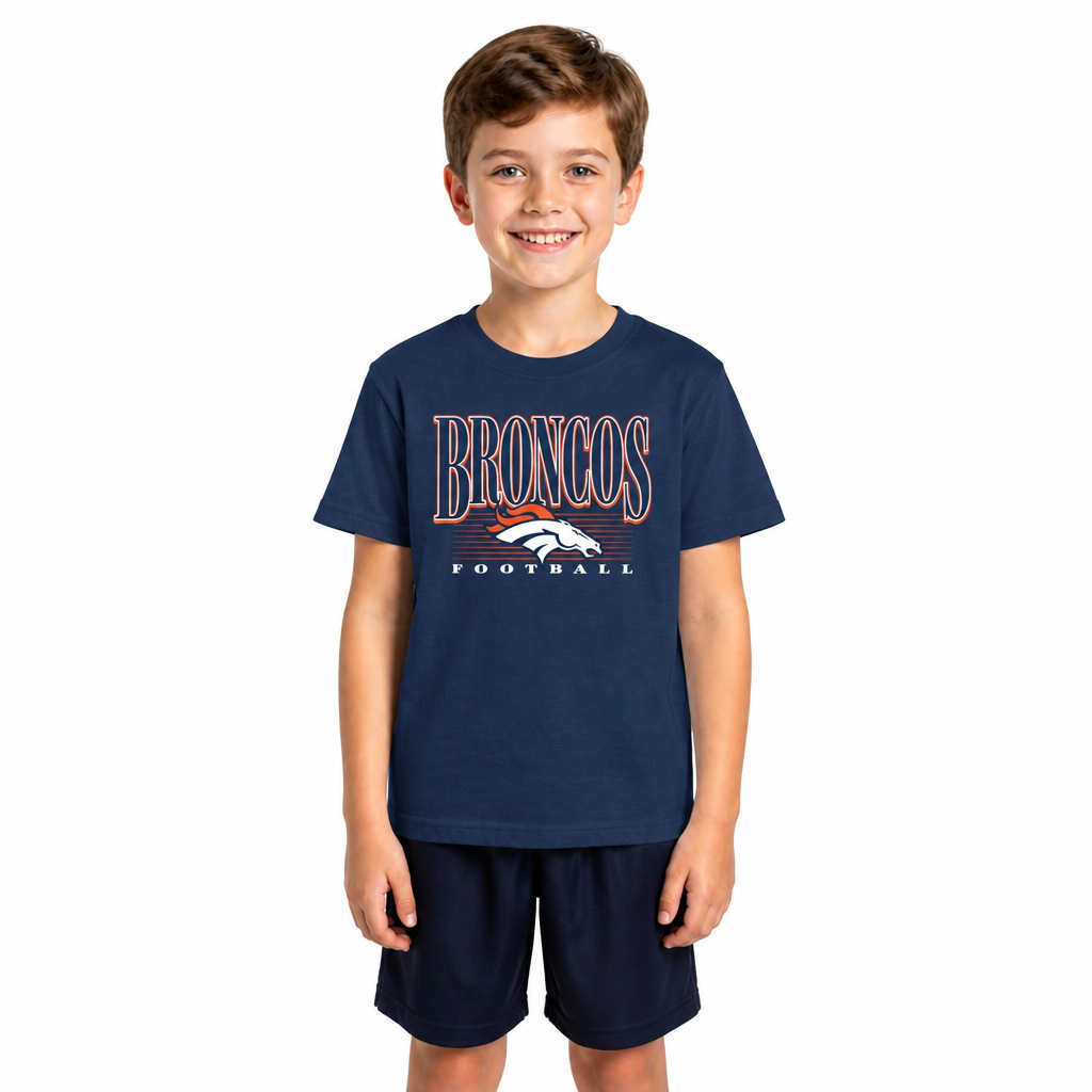 Denver Broncos NFL Youth Overtime T-Shirt - Navy