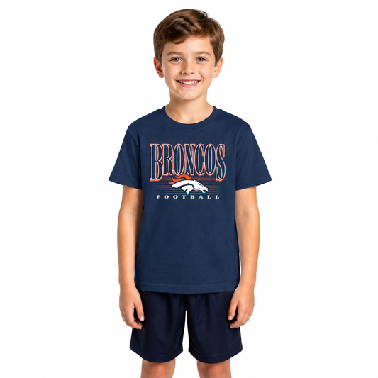 Denver Broncos NFL Youth Overtime T-Shirt - Navy