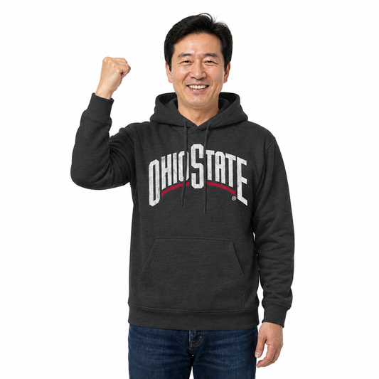 Ohio State Buckeyes NCAA Fan Hoodie Sweatshirt Men Women - Charcoal