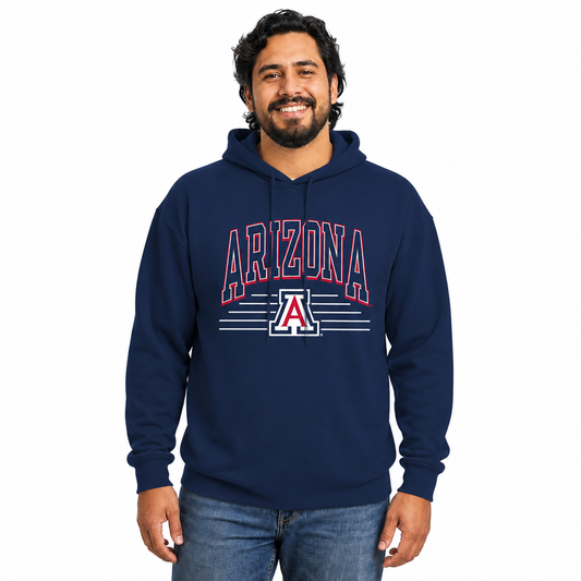 Arizona Wildcats  Overtime Classics Fleece Hoodie Sweatshirt - Navy