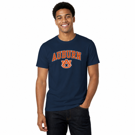 Auburn Tigers NCAA Adult Gameday Cotton T-Shirt - Navy