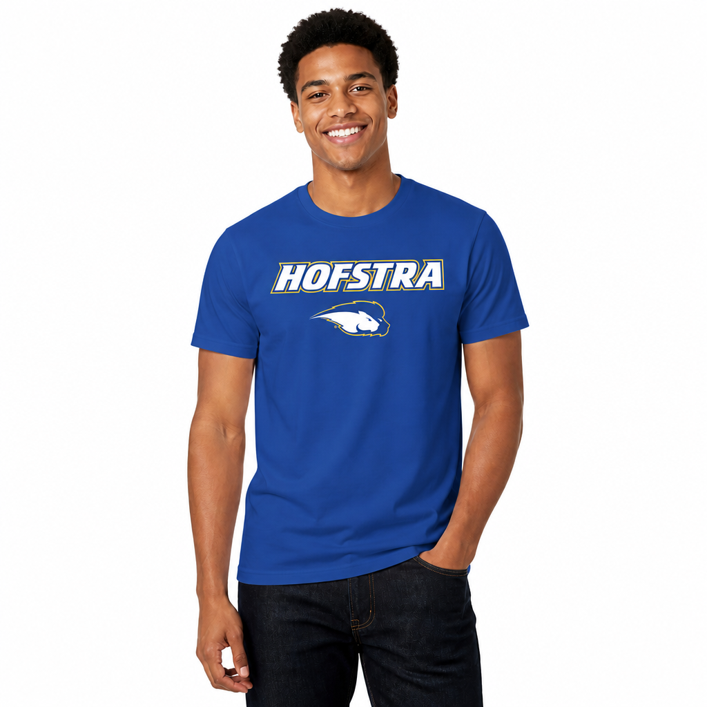 Hofstra Pride NCAA Adult Gameday Cotton T-Shirt - Royal