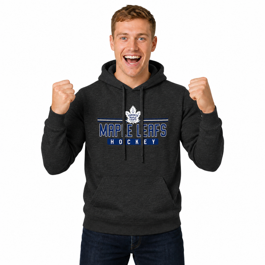 Toronto Maple Leafs Maple Leafs Hoodie Sweatshirt for Men and Women - Charcoal