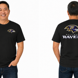 Baltimore Ravens NFL Final Countdown T-Shirt Men Women - Black