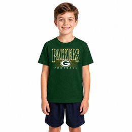 Green Bay Packers NFL Youth Overtime T-Shirt - Forest Green